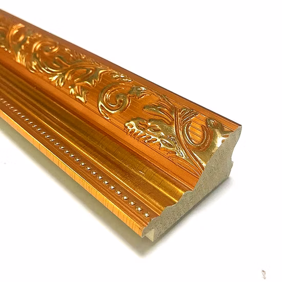 Große luxuriöse europäische Vintage-Bild-Ölgemälde-Foto-Holzrahmen, klassische Goldholz-Sublimationsrohlinge, Leinwand, Großhandel, Glas, Vintage-Formteil